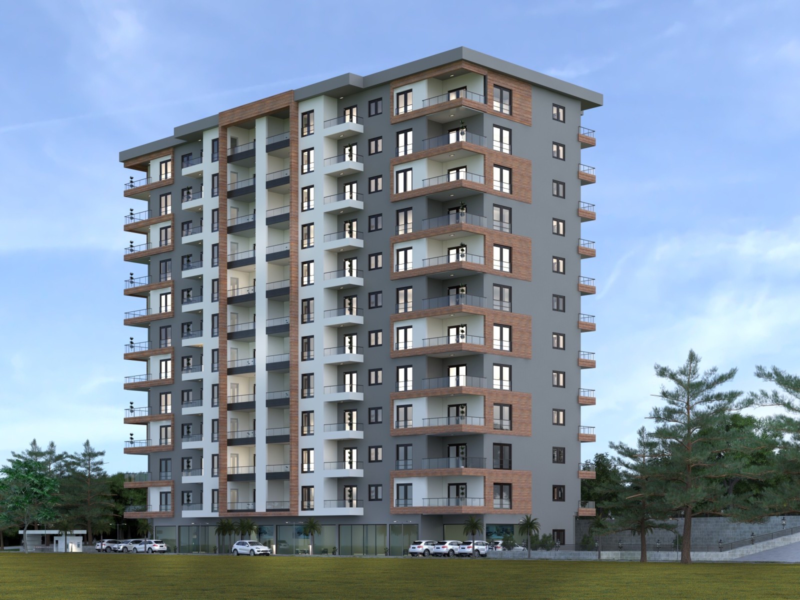 Apartments in Kaşüstü, Yomra (TZX-00226)
