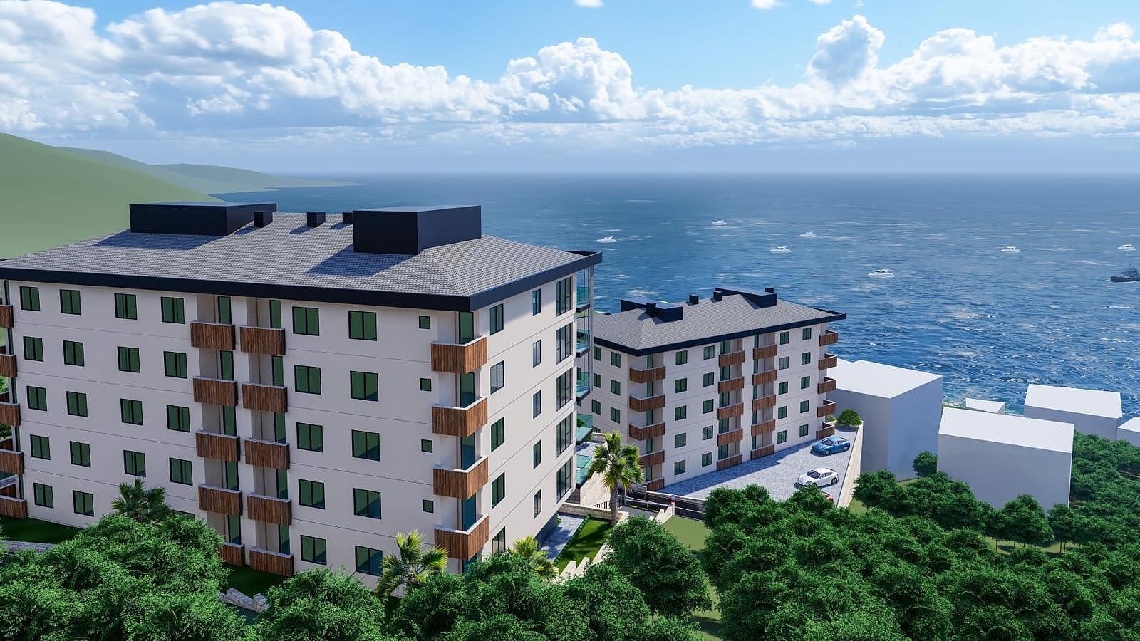 Apartments in Kalecik, Araklı (TZX-00276)